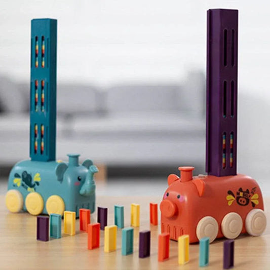Domino-Train-Toy-Stacking-Block-Set-Domino-Building-Block-Brain-Developmental-Electric-Car-Cartoon-Block-For-Kids-Mubimart-8653 - Mubimart