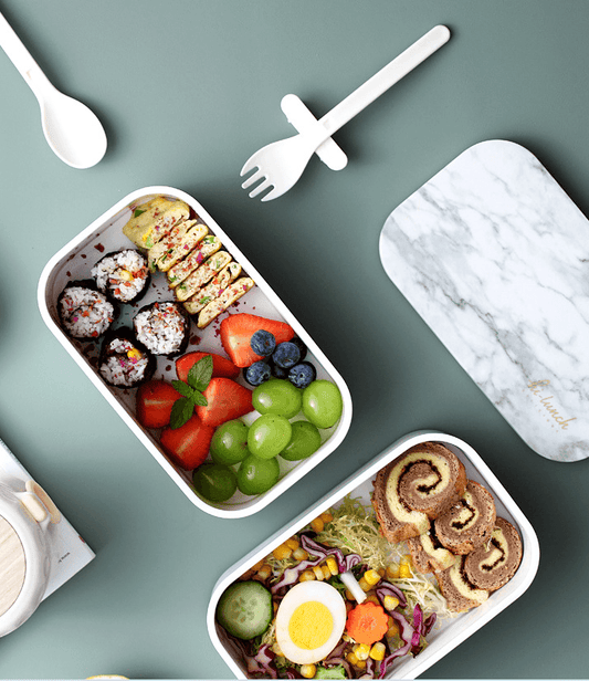 Double Bento Box Japanese lunch Box - Mubimart