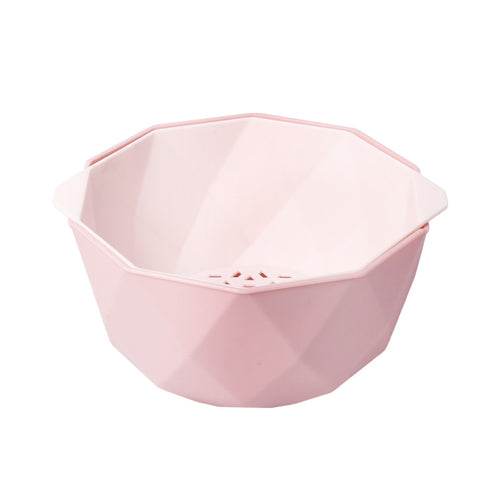 Double-Layer Plastic Multifunctional Fruit Bowl - Mubimart