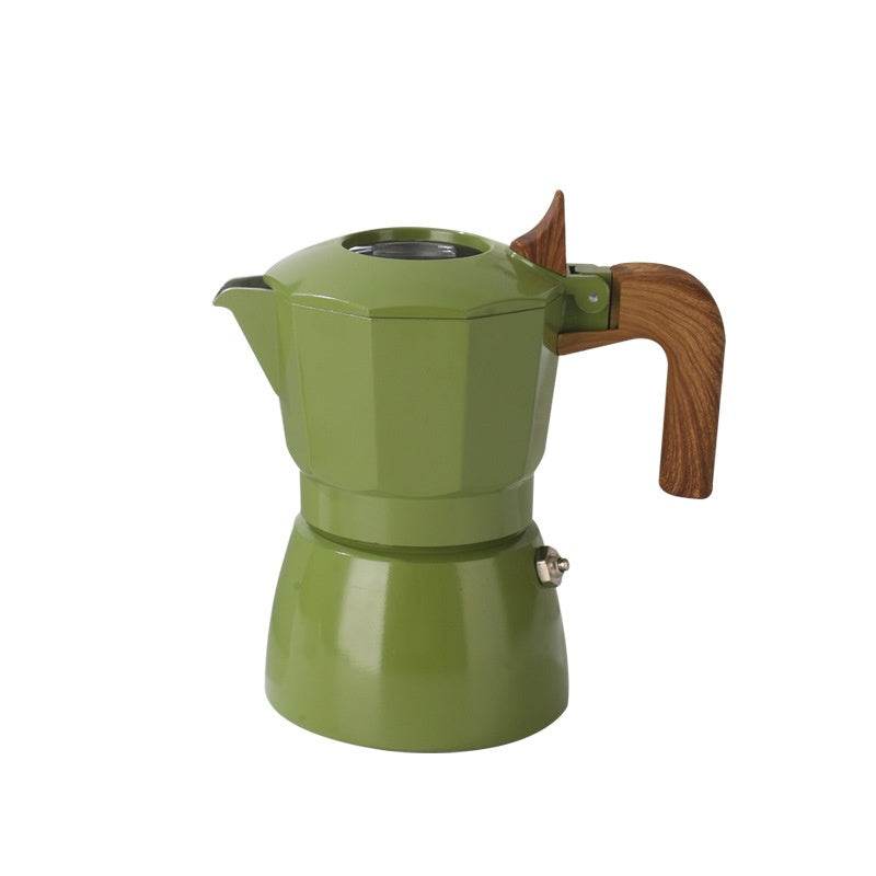 Double Valve Moka Pot Espresso Coffee Machine - Mubimart