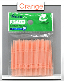 Double-ended plastic toothpicks - Mubimart