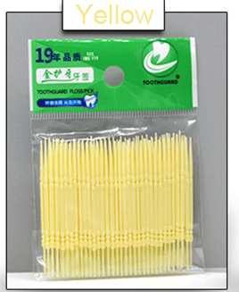Double-ended plastic toothpicks - Mubimart