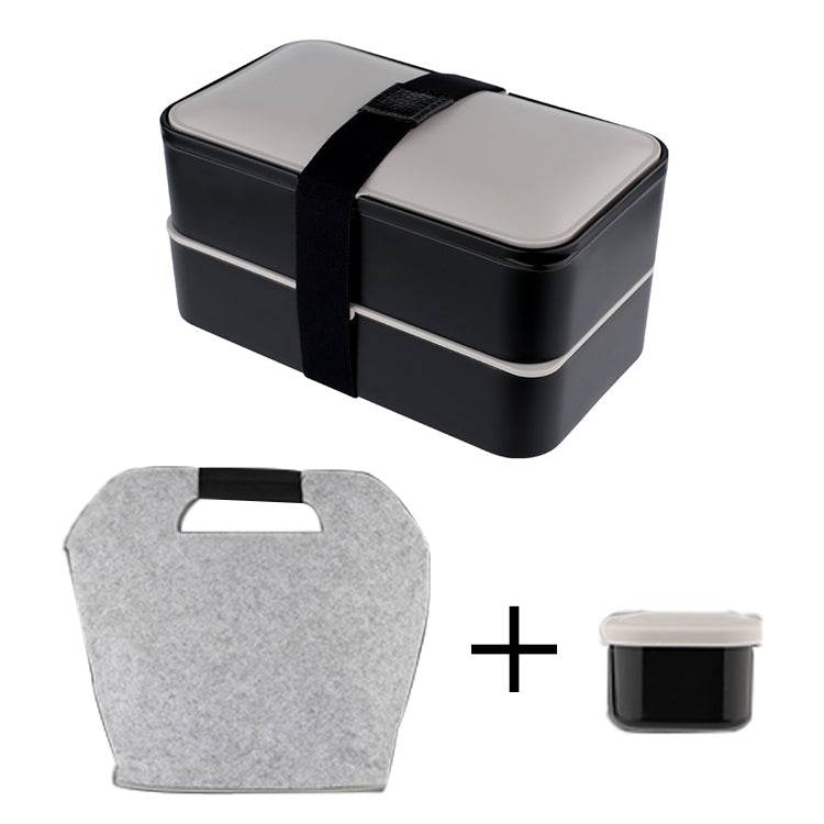 Double lunch box portable lunch box - Mubimart
