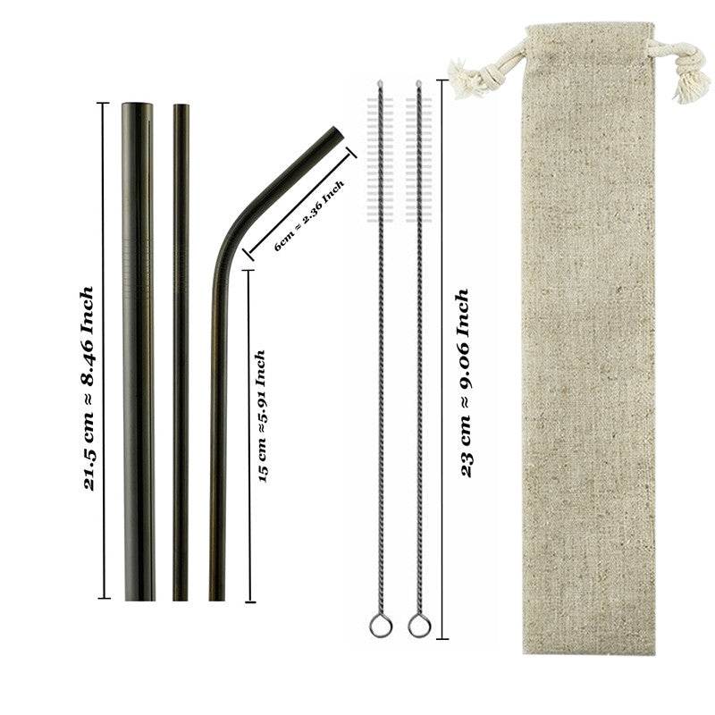Drinking stainless steel straws - Mubimart