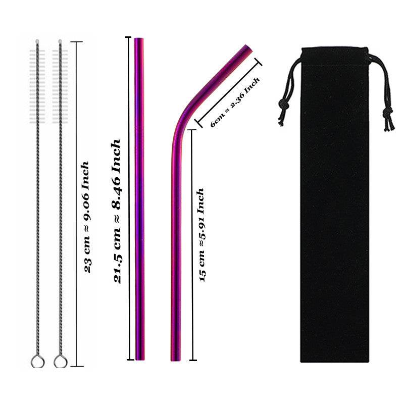Drinking stainless steel straws - Mubimart