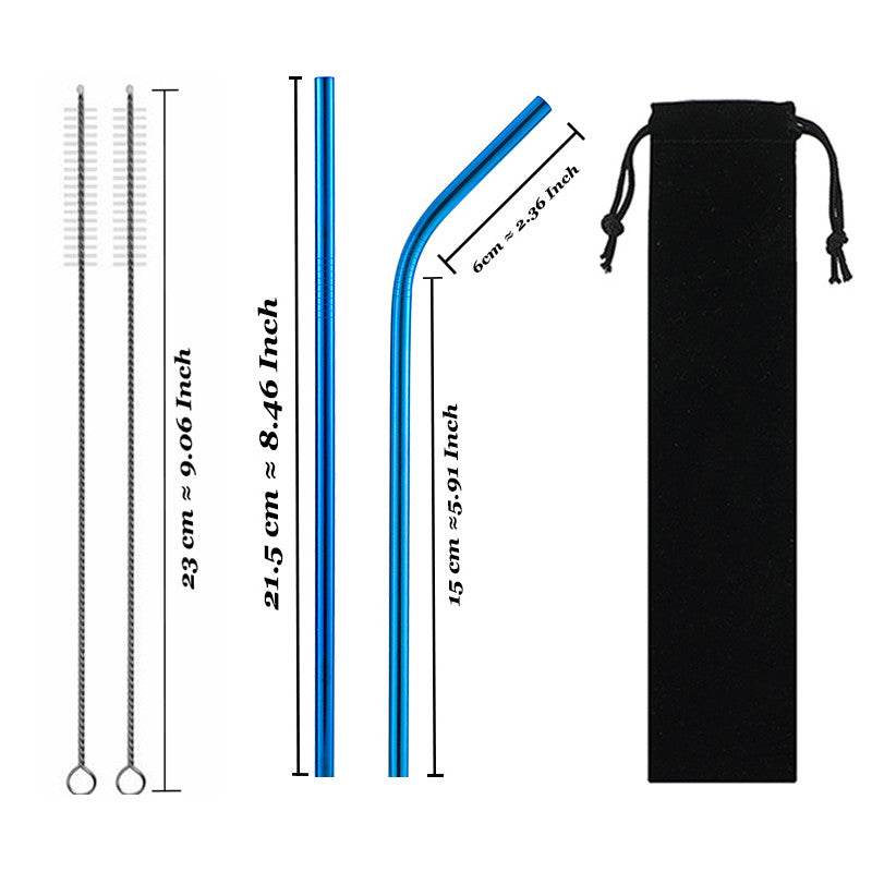 Drinking stainless steel straws - Mubimart