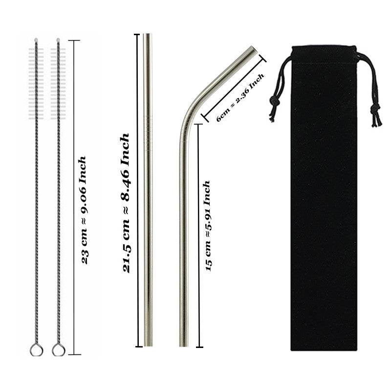 Drinking stainless steel straws - Mubimart