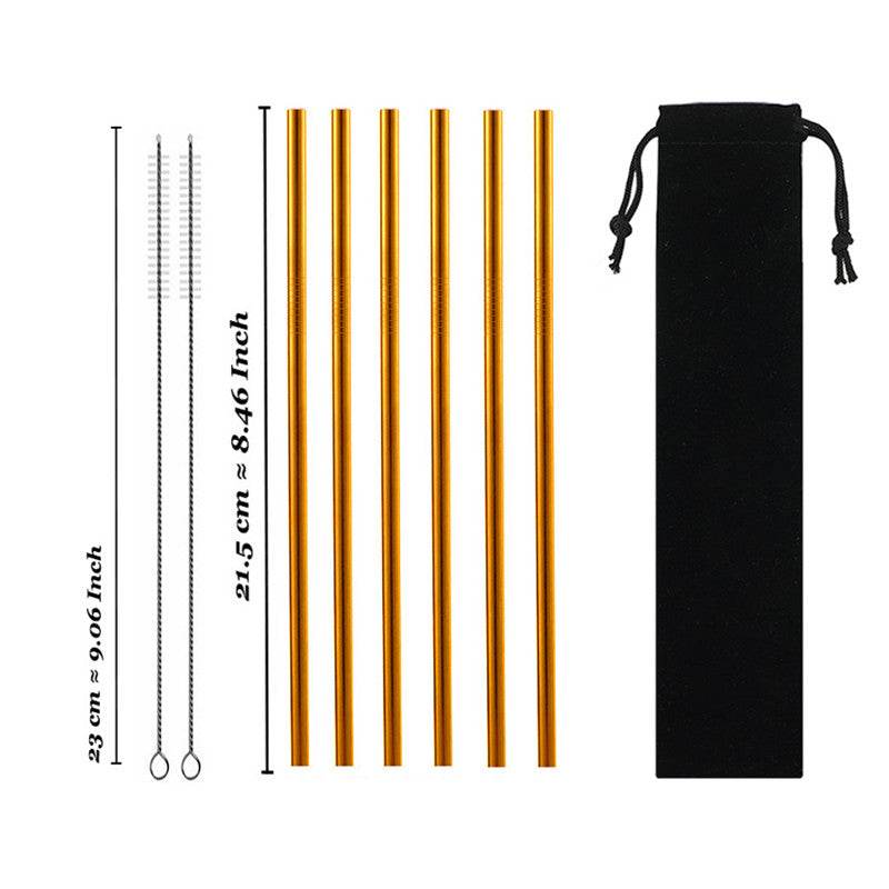 Drinking stainless steel straws - Mubimart