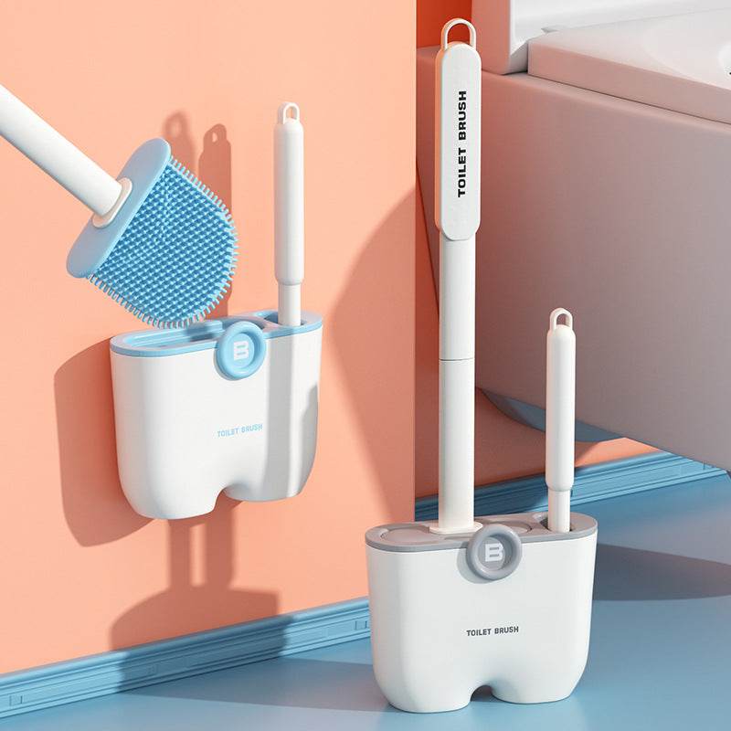 Durable Soft Rubber Toilet Brush - Mubimart