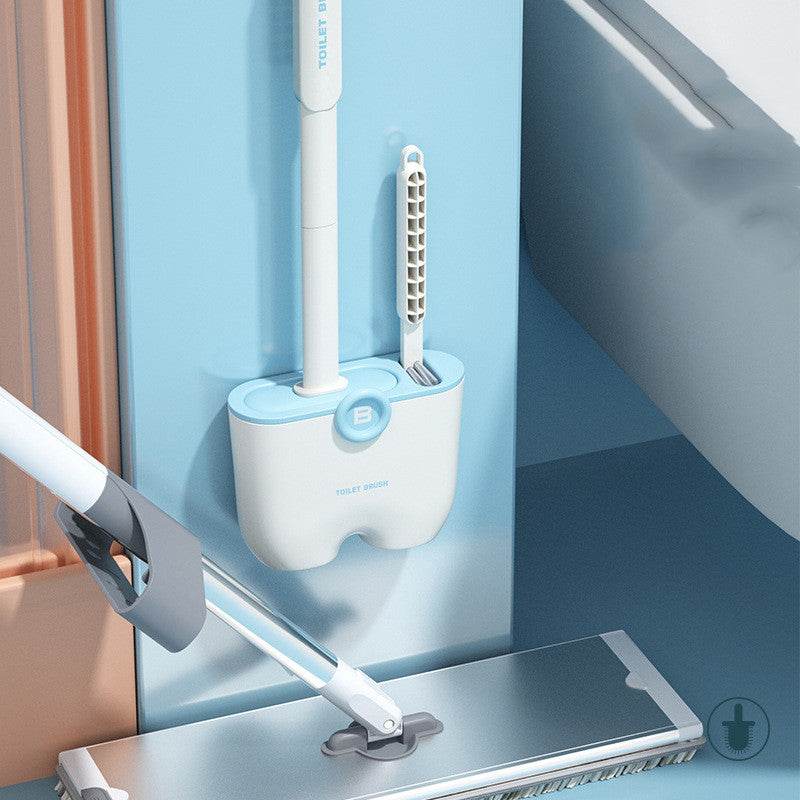 Durable Soft Rubber Toilet Brush - Mubimart