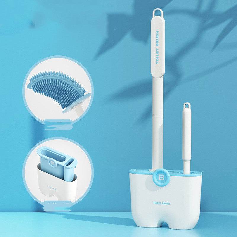 Durable Soft Rubber Toilet Brush - Mubimart