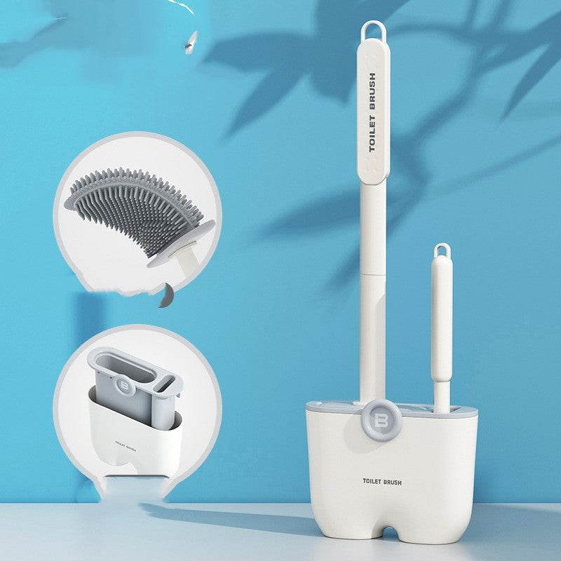 Durable Soft Rubber Toilet Brush - Mubimart