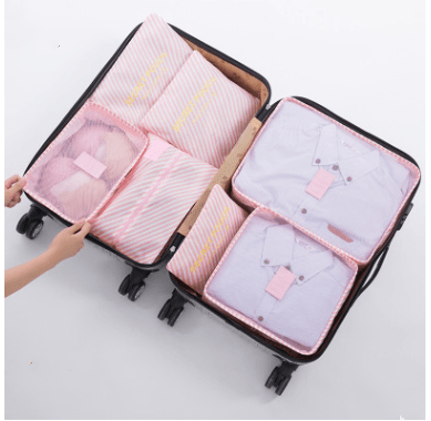 Durable Waterproof Nylon Packing Cube Travel Organizer Bag - Mubimart