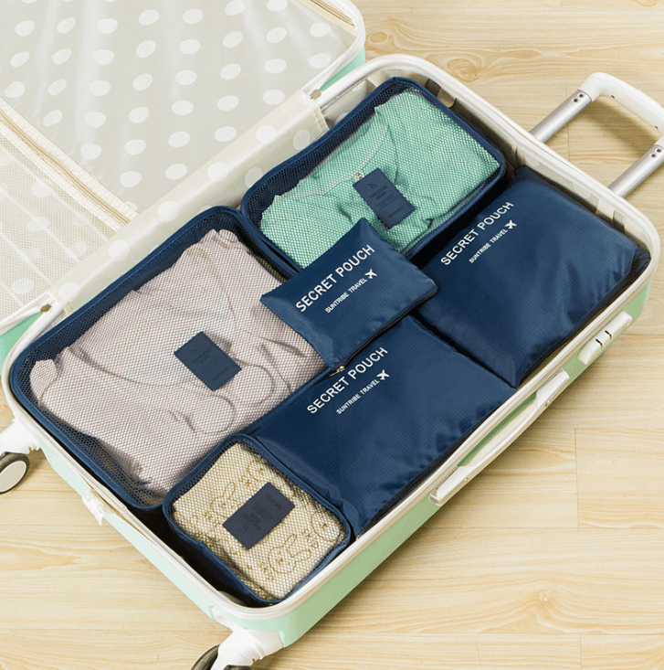 Durable Waterproof Nylon Packing Cube Travel Organizer Bag - Mubimart