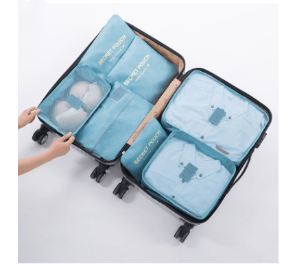 Durable Waterproof Nylon Packing Cube Travel Organizer Bag - Mubimart