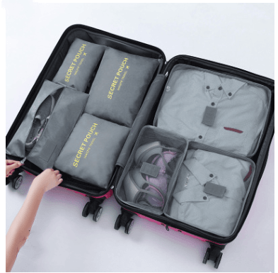 Durable Waterproof Nylon Packing Cube Travel Organizer Bag - Mubimart