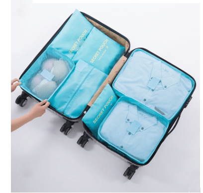 Durable Waterproof Nylon Packing Cube Travel Organizer Bag - Mubimart