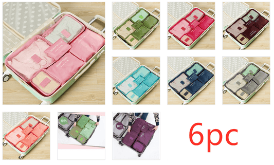 Durable Waterproof Nylon Packing Cube Travel Organizer Bag - Mubimart