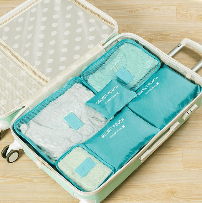 Durable Waterproof Nylon Packing Cube Travel Organizer Bag - Mubimart