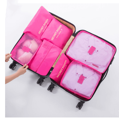 Durable Waterproof Nylon Packing Cube Travel Organizer Bag - Mubimart