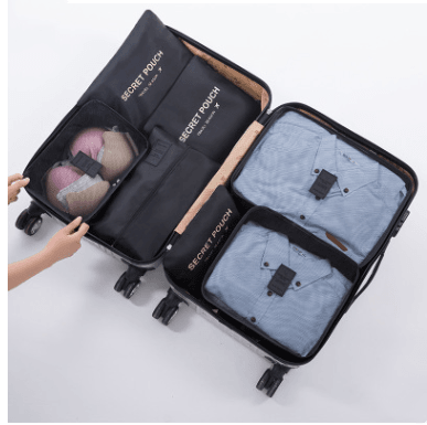 Durable Waterproof Nylon Packing Cube Travel Organizer Bag - Mubimart