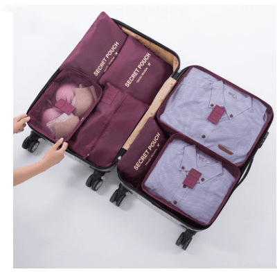 Durable Waterproof Nylon Packing Cube Travel Organizer Bag - Mubimart