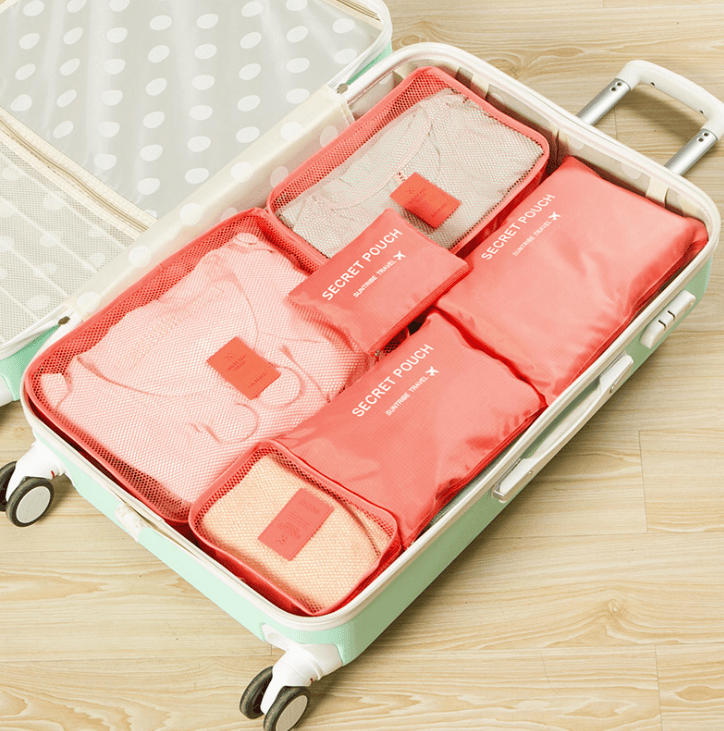 Durable Waterproof Nylon Packing Cube Travel Organizer Bag - Mubimart