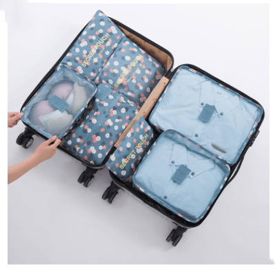 Durable Waterproof Nylon Packing Cube Travel Organizer Bag - Mubimart