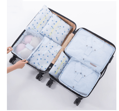 Durable Waterproof Nylon Packing Cube Travel Organizer Bag - Mubimart