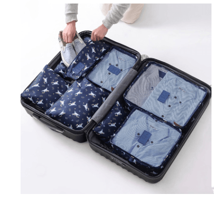 Durable Waterproof Nylon Packing Cube Travel Organizer Bag - Mubimart