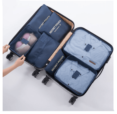 Durable Waterproof Nylon Packing Cube Travel Organizer Bag - Mubimart