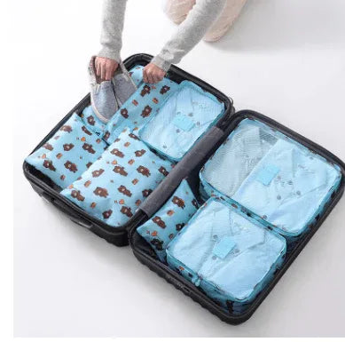 Durable-Waterproof-Nylon-Packing-Cube-Travel-Organizer-Bag-Mubimart-9982 - Mubimart