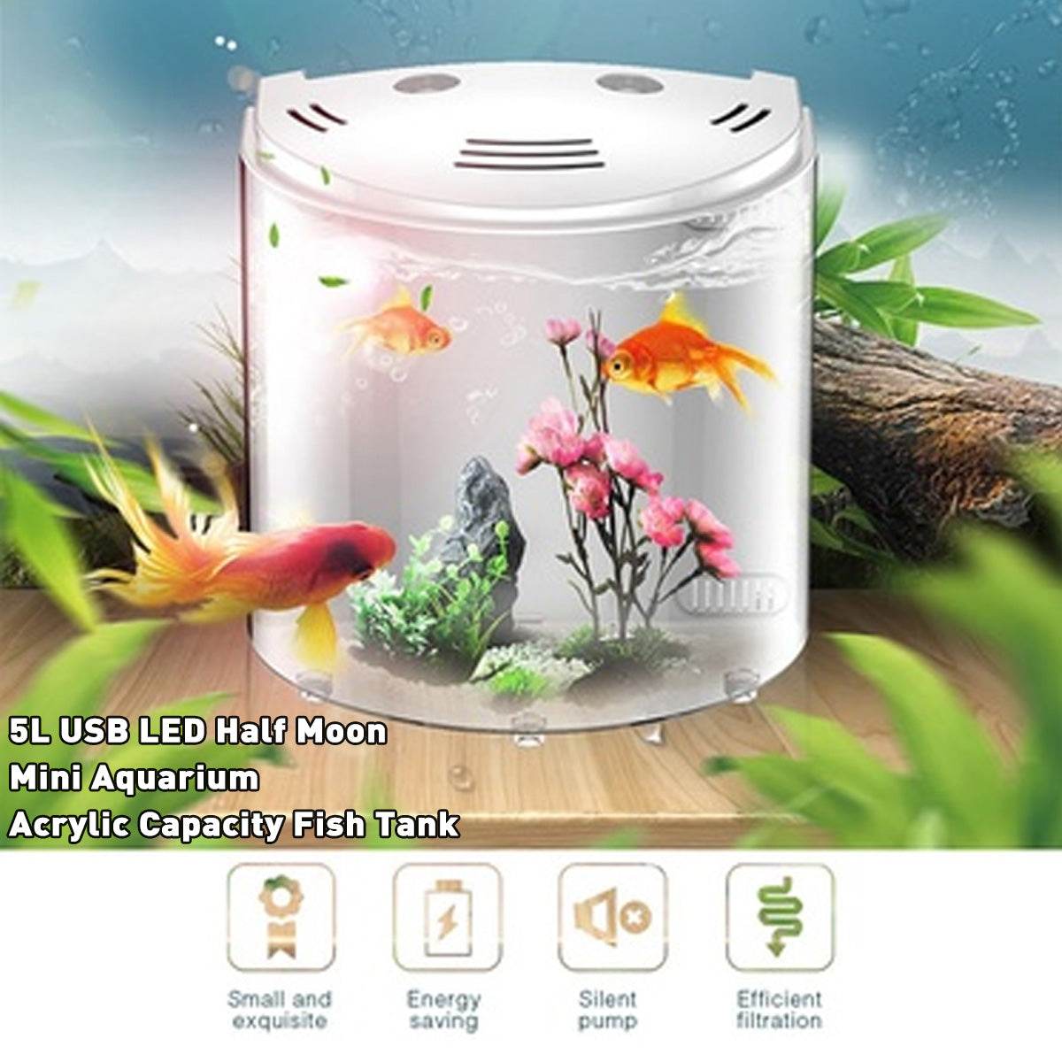 Ecological acrylic fish tank - Mubimart
