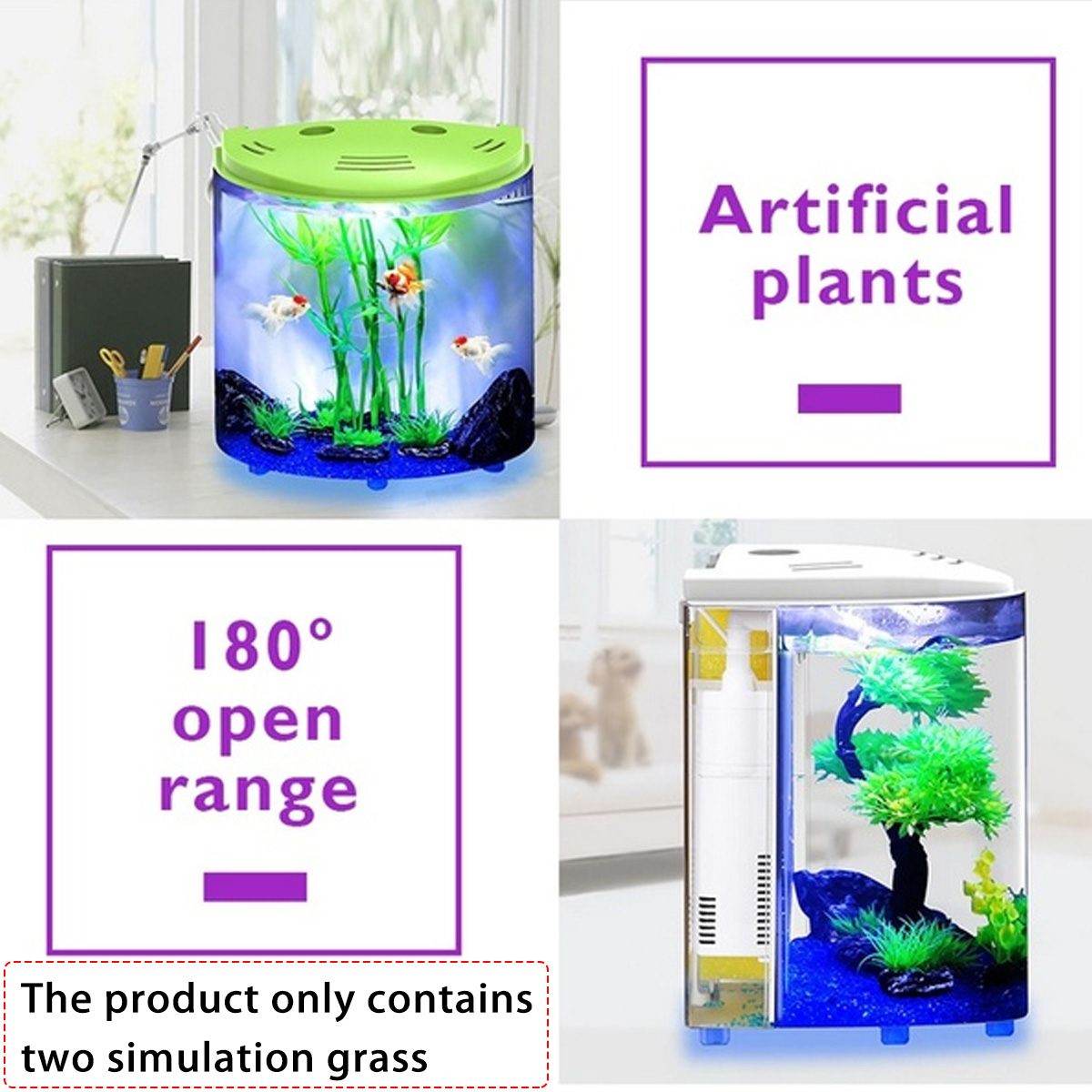 Ecological acrylic fish tank - Mubimart