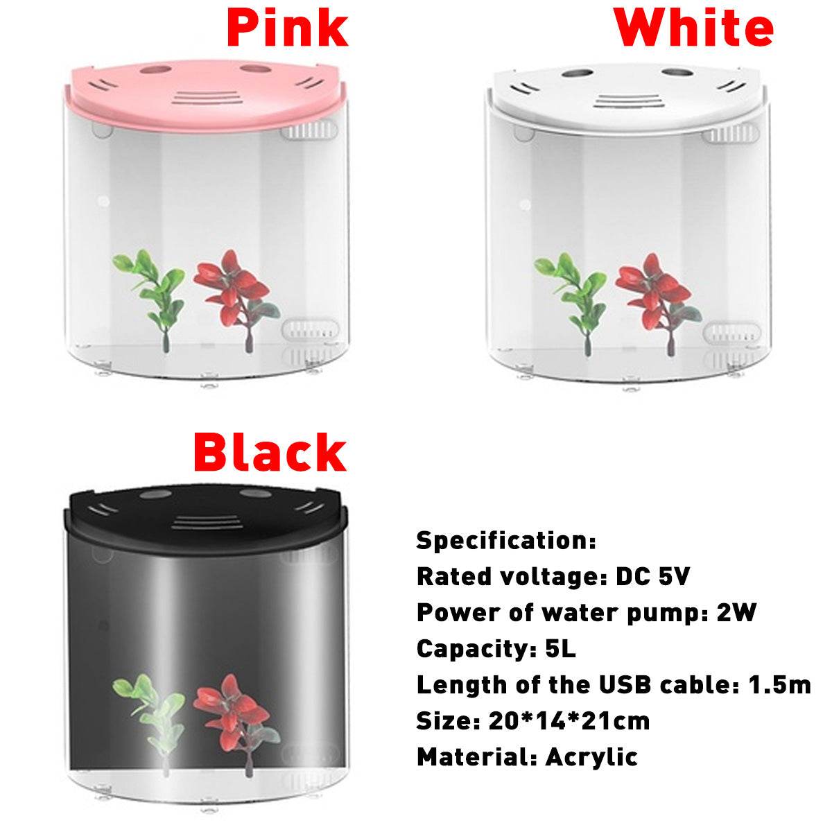 Ecological acrylic fish tank - Mubimart