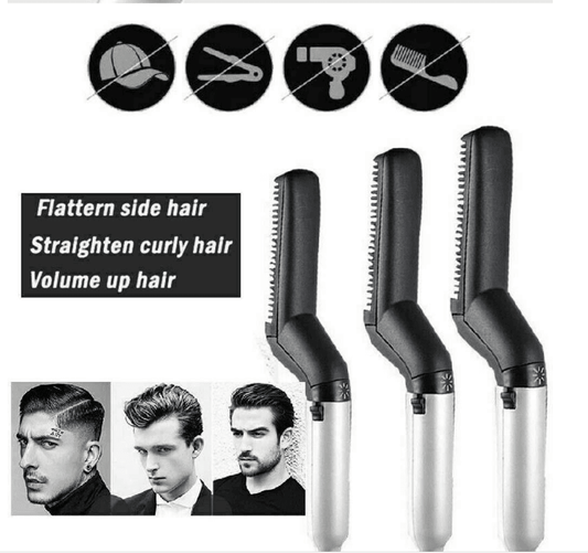 Electric Brush Beard Comb - Mubimart