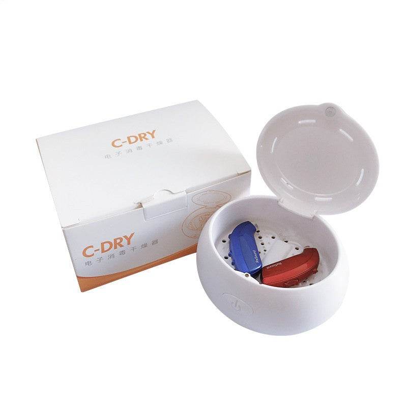 Electric USB UV Drying Box Headphone Dehumidifier Moisture Proof Hearing Aid UV Dryer Case - Mubimart