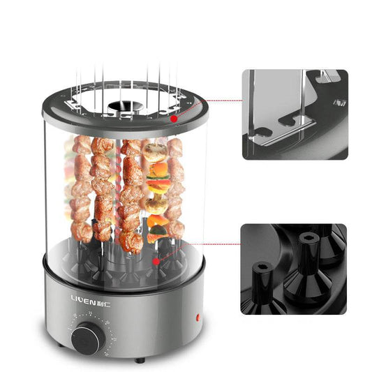 Electric grill automatically rotates - Mubimart