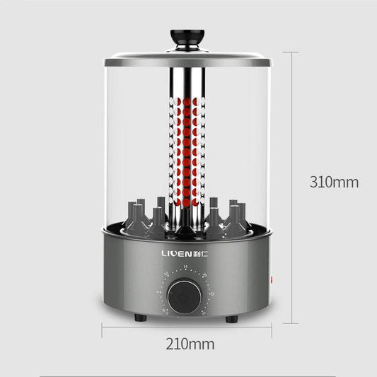 Electric grill automatically rotates - Mubimart