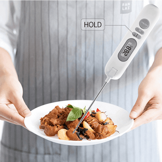 Electronic Food Thermometer Food Outdoor Barbecue Kitchen Gadgets - Mubimart