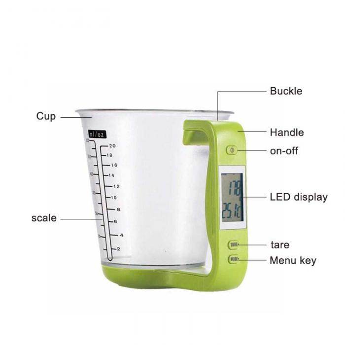 Electronic Scale Measuring Cup Kitchen Scales - Mubimart