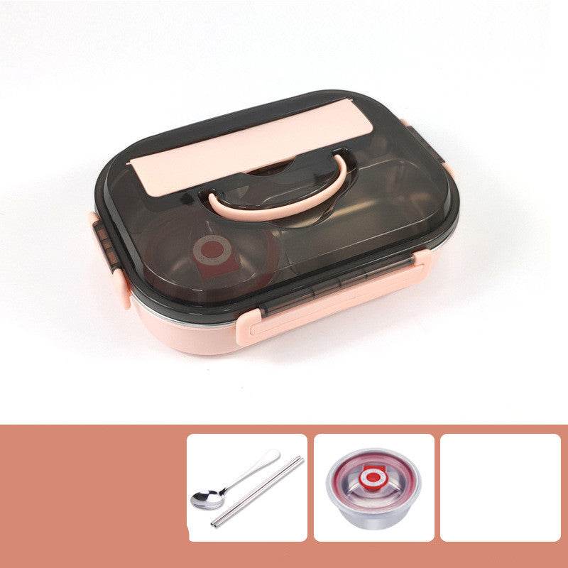Elementary School Lunch Box With lid Separated Insulated Lunch Box - Mubimart