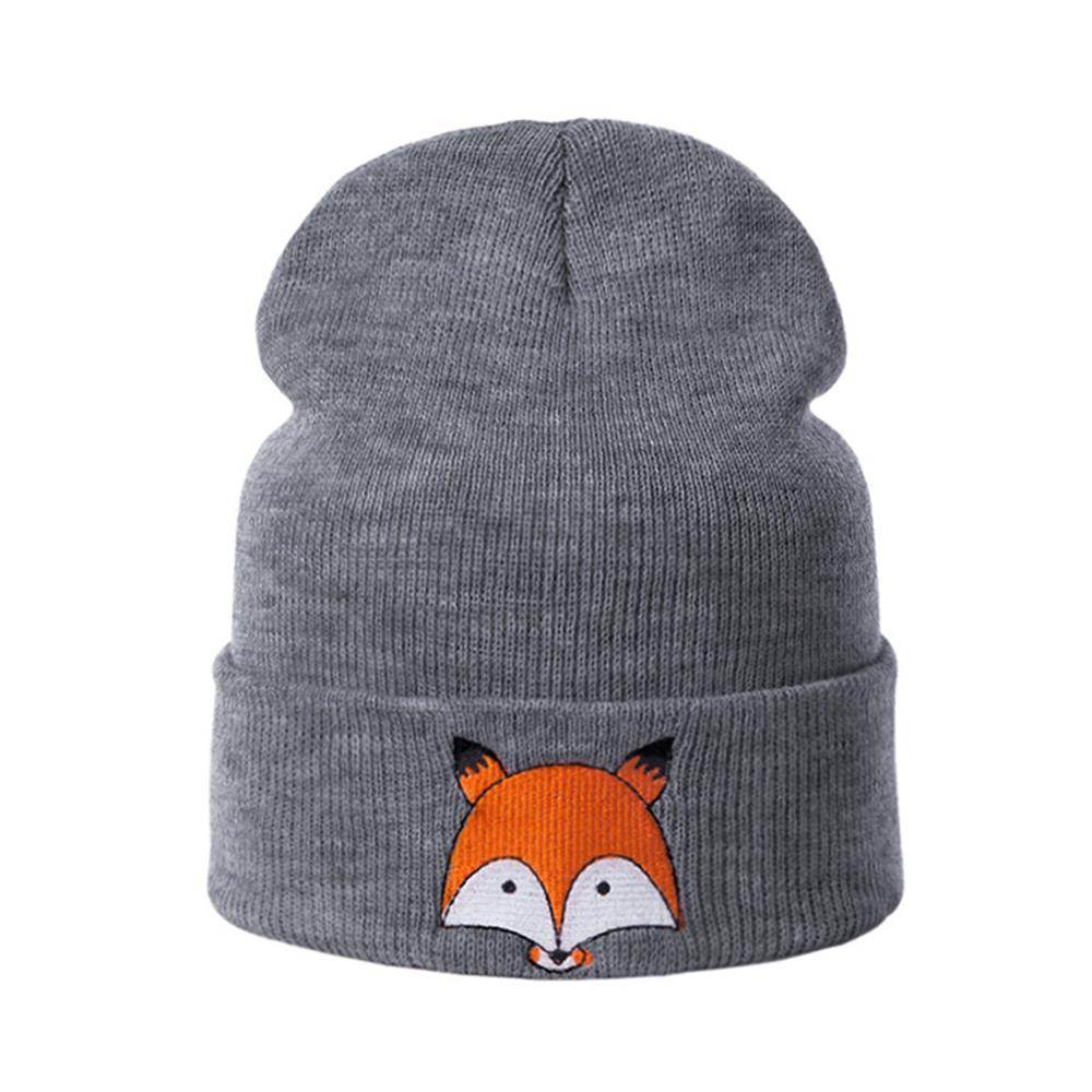 Embroidered wool cap - Mubimart