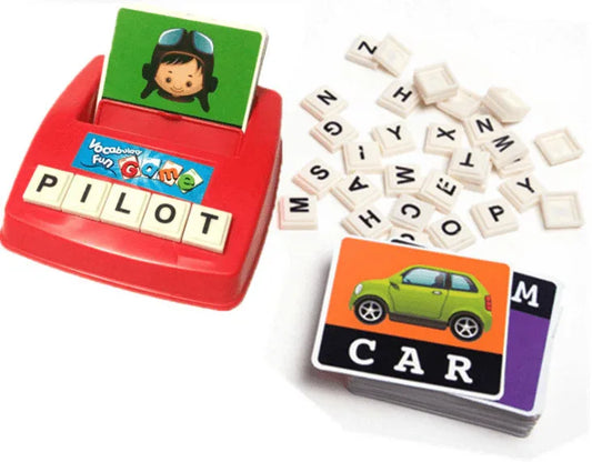 English-alphabet-card-machine-teaching-aids-children-s-educational-toys-learning-pinyin-English-words-see-pictures-literacy-platter-Mubimart-5668 - Mubimart
