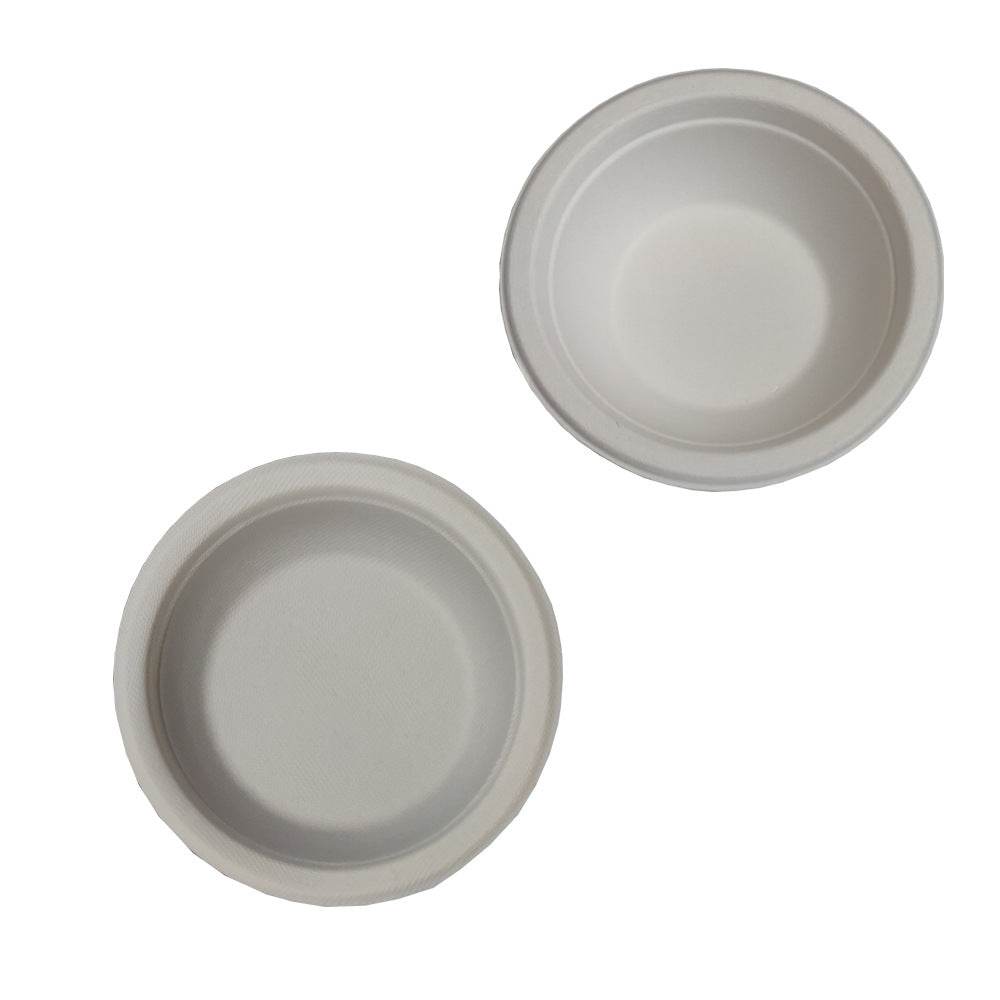 Environment Friendly And Degradable Sugar Cane Bamboo Pulp Soup Bowl - Mubimart