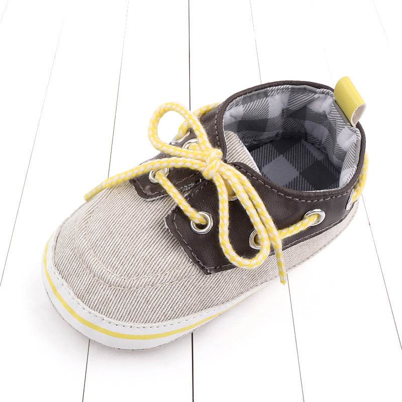 Factory Wholesale Jean First Walking Shoes Canvas Prewalker Baby - Mubimart