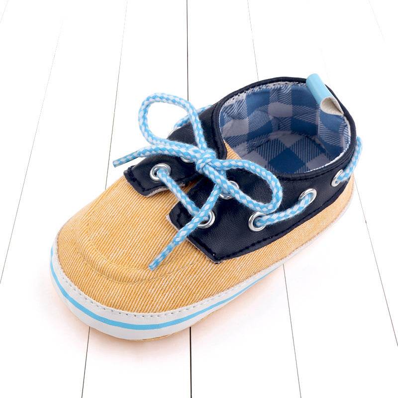 Factory Wholesale Jean First Walking Shoes Canvas Prewalker Baby - Mubimart
