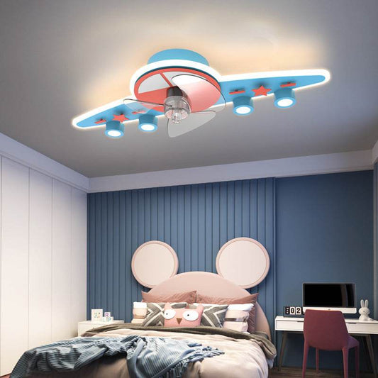 Fan Lights Children's Room Ceiling Intelligence - Mubimart