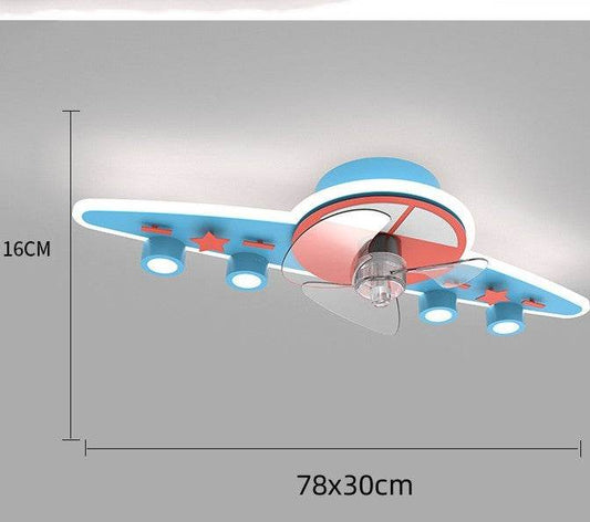 Fan Lights Children's Room Ceiling Intelligence - Mubimart