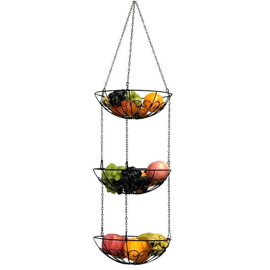 Fashion Creative Wrought Iron Fruit Basket - Mubimart
